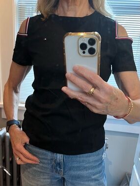 Tommy Hilfiger Cold Shoulder Tee